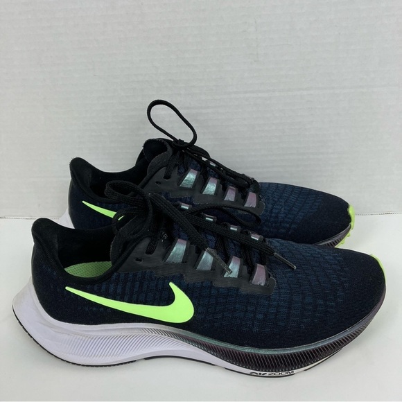 Nike Shoes - Nike Air Zoom Pegasus 37 Running Shoes Black/Valerian/Blue/Ghost Green Sz 7.5